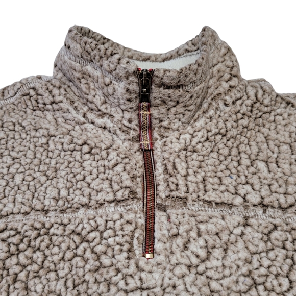 Grizzly Sherpa Pullover 3/4 Zip Pullover Sz XL - Picture 3 of 6
